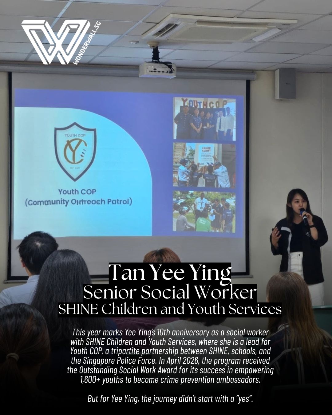 Tan Yee Ying Senior Social Worker SHINE