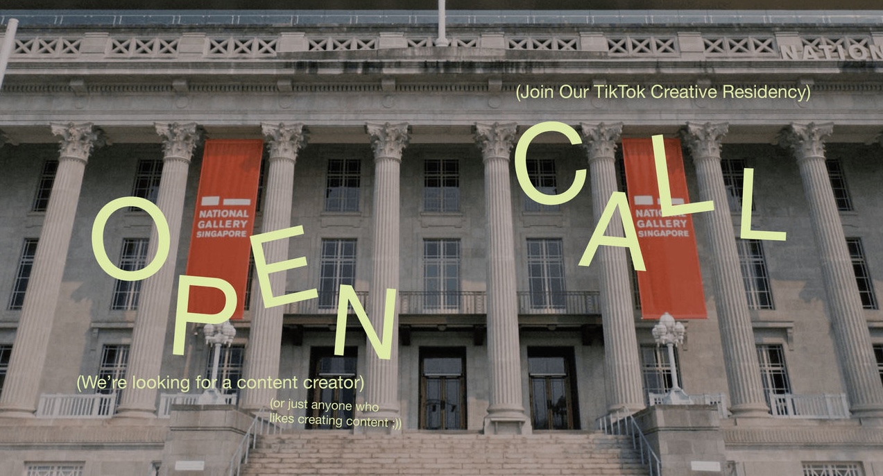 Tiktok-Residency-Open-Call-Announcement-CrossRef KV for National Gallery TikTok Open Call
