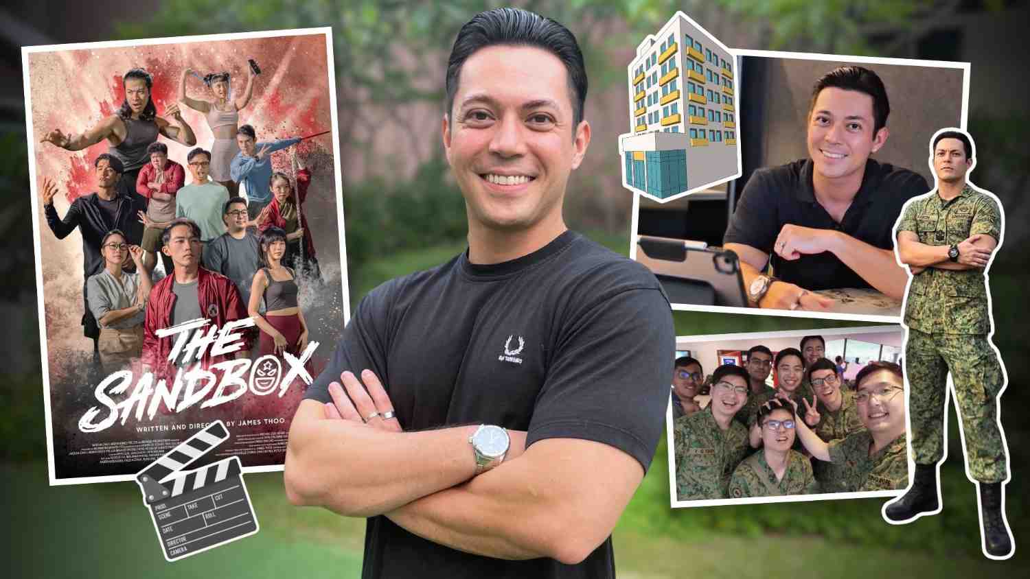 Aaron Mossadeg, who stars in "The Sandbox", a new Singapore film, talks about more than a decade in the entertainment industry, picking up a property career – and why he went back in uniform after MR-ing.