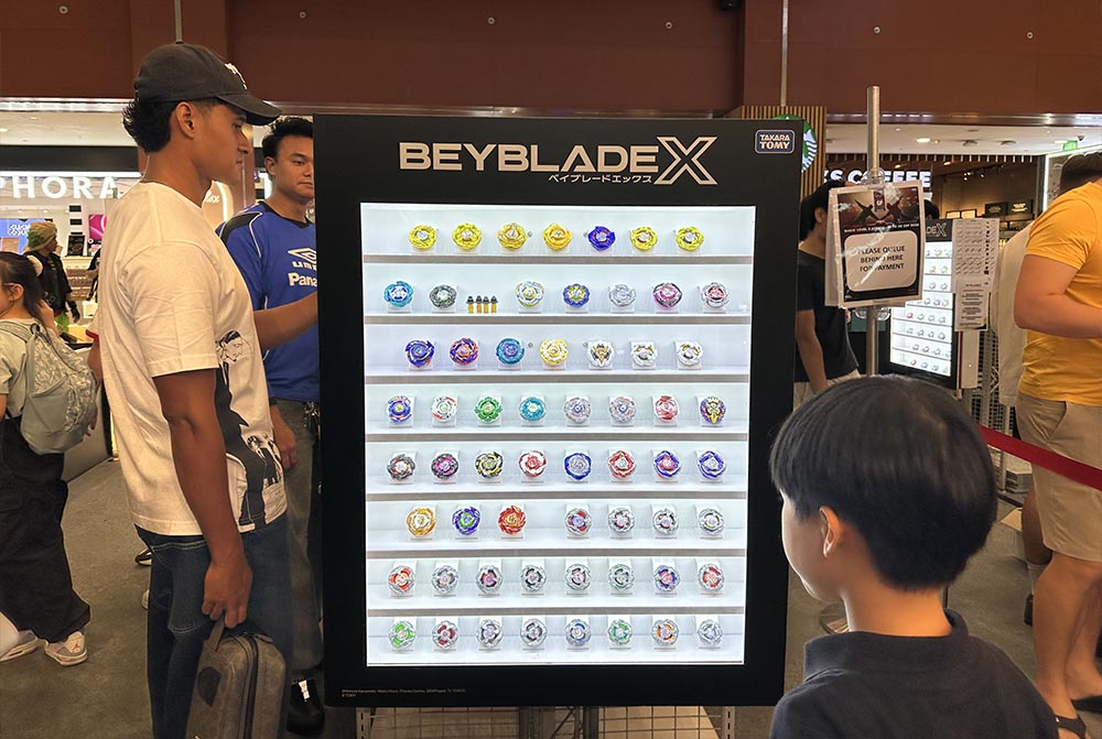 beyblade x display singapore